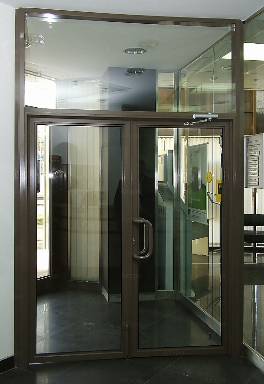 006 Офисные алюминиевые двери Атэри T-Fenster - промсвязьбанк фото 16