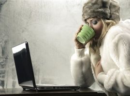 Как согреться в офисе?