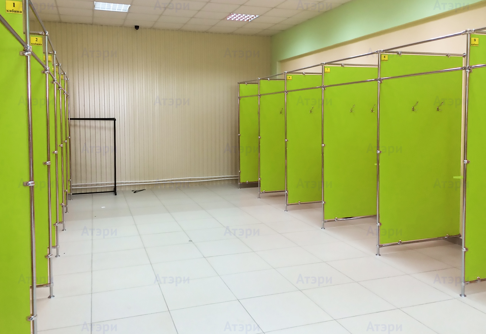 Примерочные кабины - купить в Москве от производителя «Атэри»