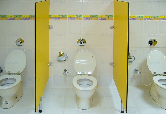Сантехнические перегородки Детские туалетные перегородки Атэри – Kind Kraft фото 0