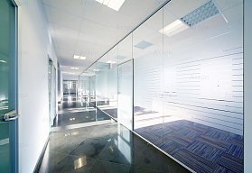 Раздвижные перегородки Раздвижные перегородки Атэри Lauf Glass для компании SAT