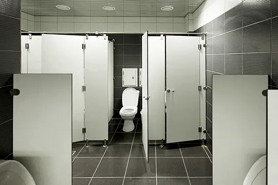 Туалетные перегородки HPL Атэри - STEEL фото 0