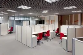 Принципы зонирования больших офисов с помощью перегородок